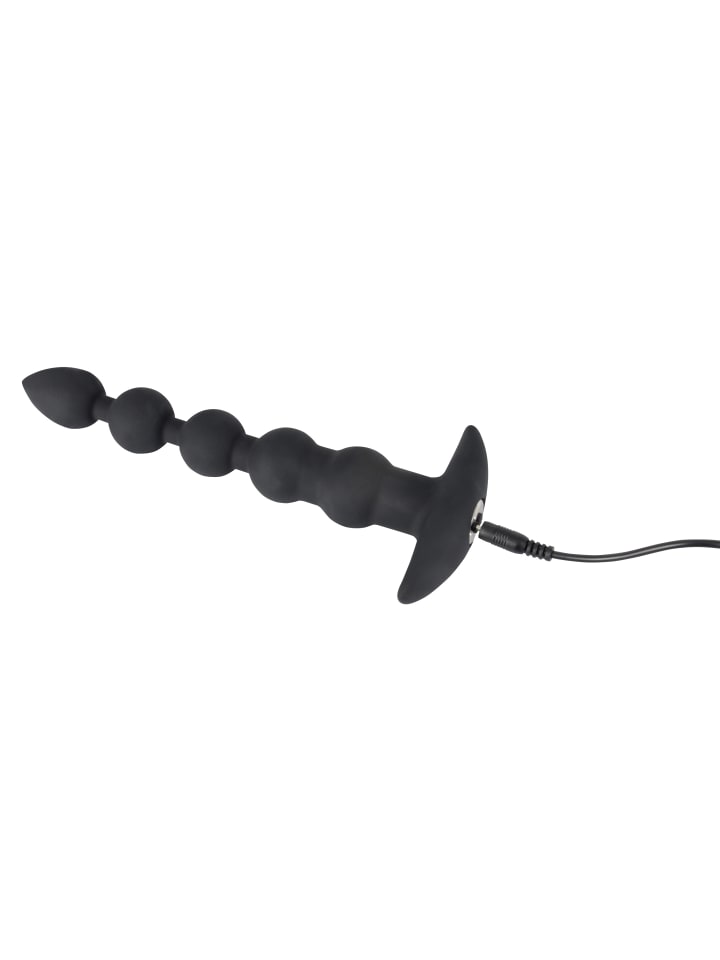 Black Velvets Analkugelstrang Rechargeable beads in schwarz günstig kaufen 21 cm