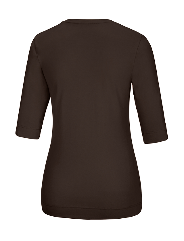 e.s. Shirt 3/4-Arm cotton stretch, Damen