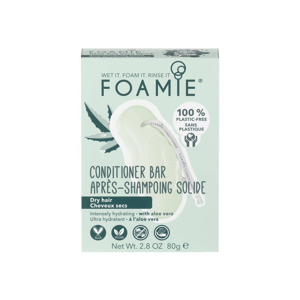 Foamie Après-shampoing solide Aloe You Vera Much Après Shampoing