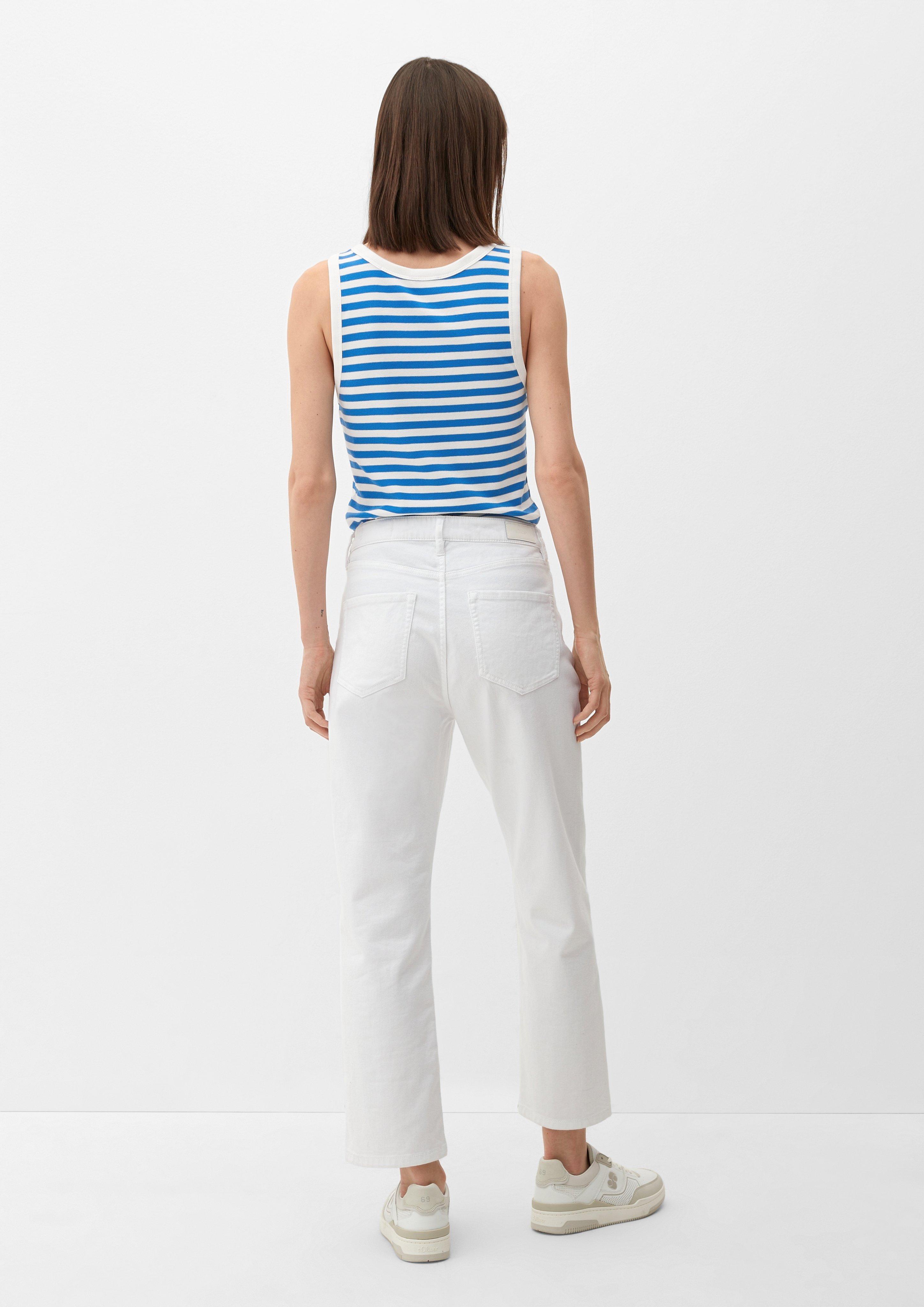 Streifentop mit Rippstruktur  2130702-55G9