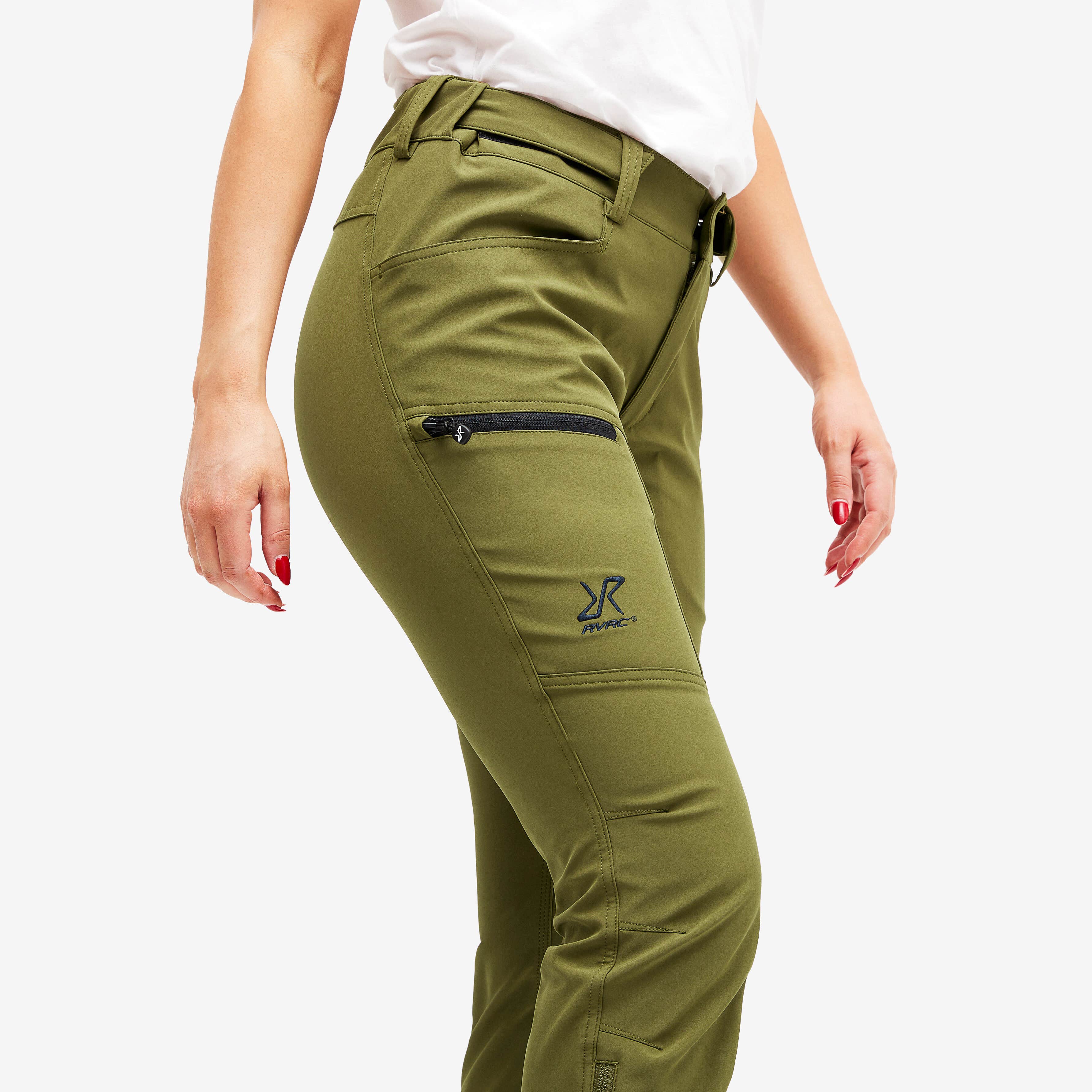 Trail Pants Femme Dark Olive