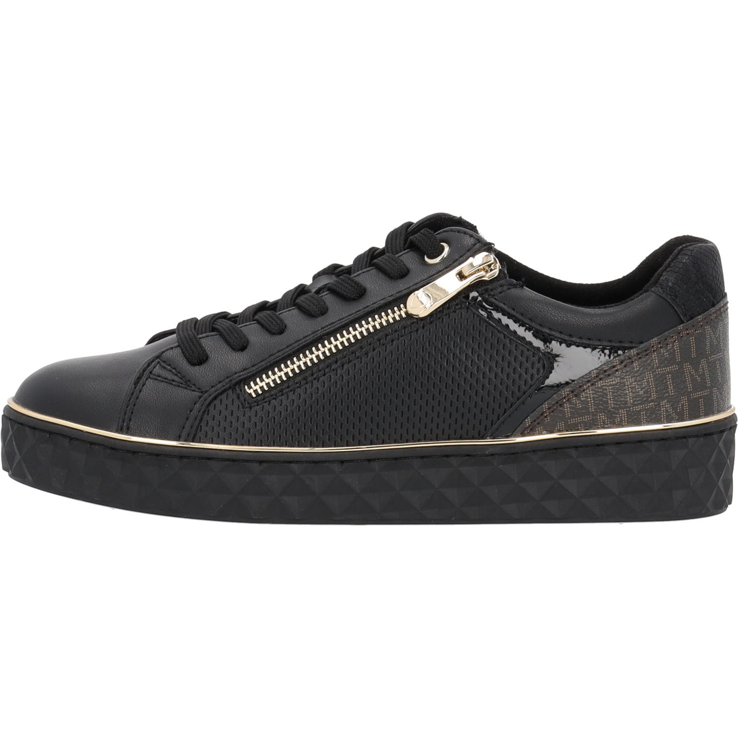 Marco Tozzi 23709, Schnürschuhe, Damen, BLACK COMB