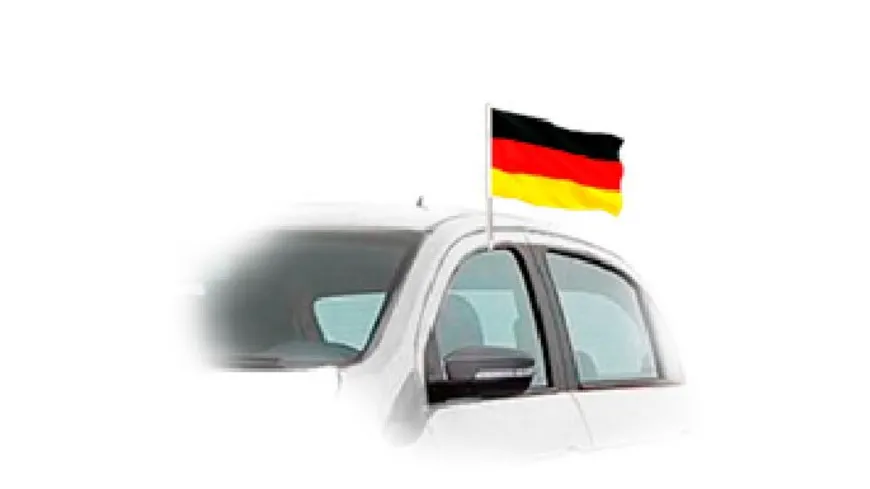 Autofahne mehrfarbig
