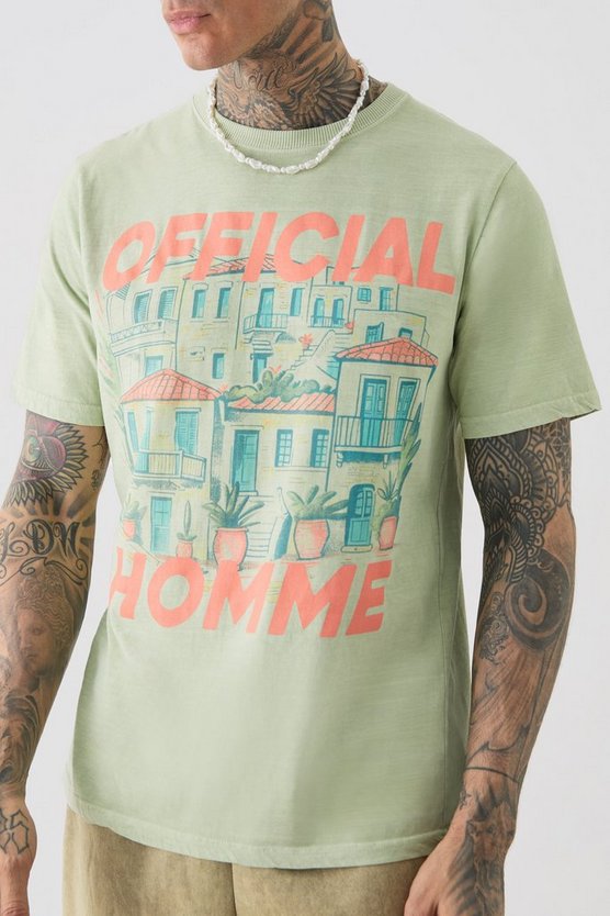 Tall T-Shirt mit Official Print