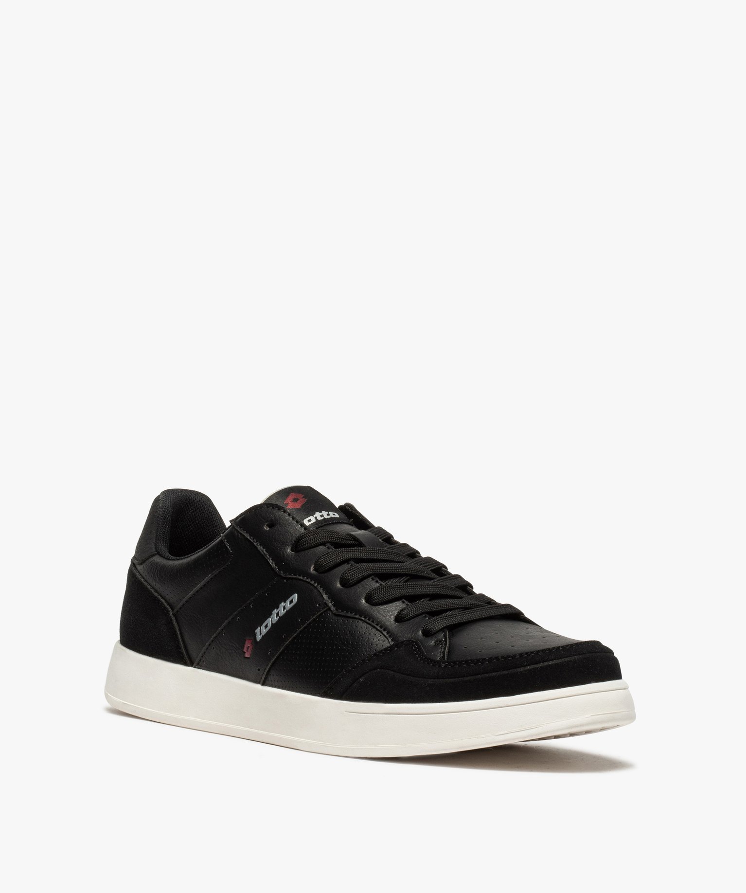Baskets homme unies style skateshoes - Lotto noir | GEMO