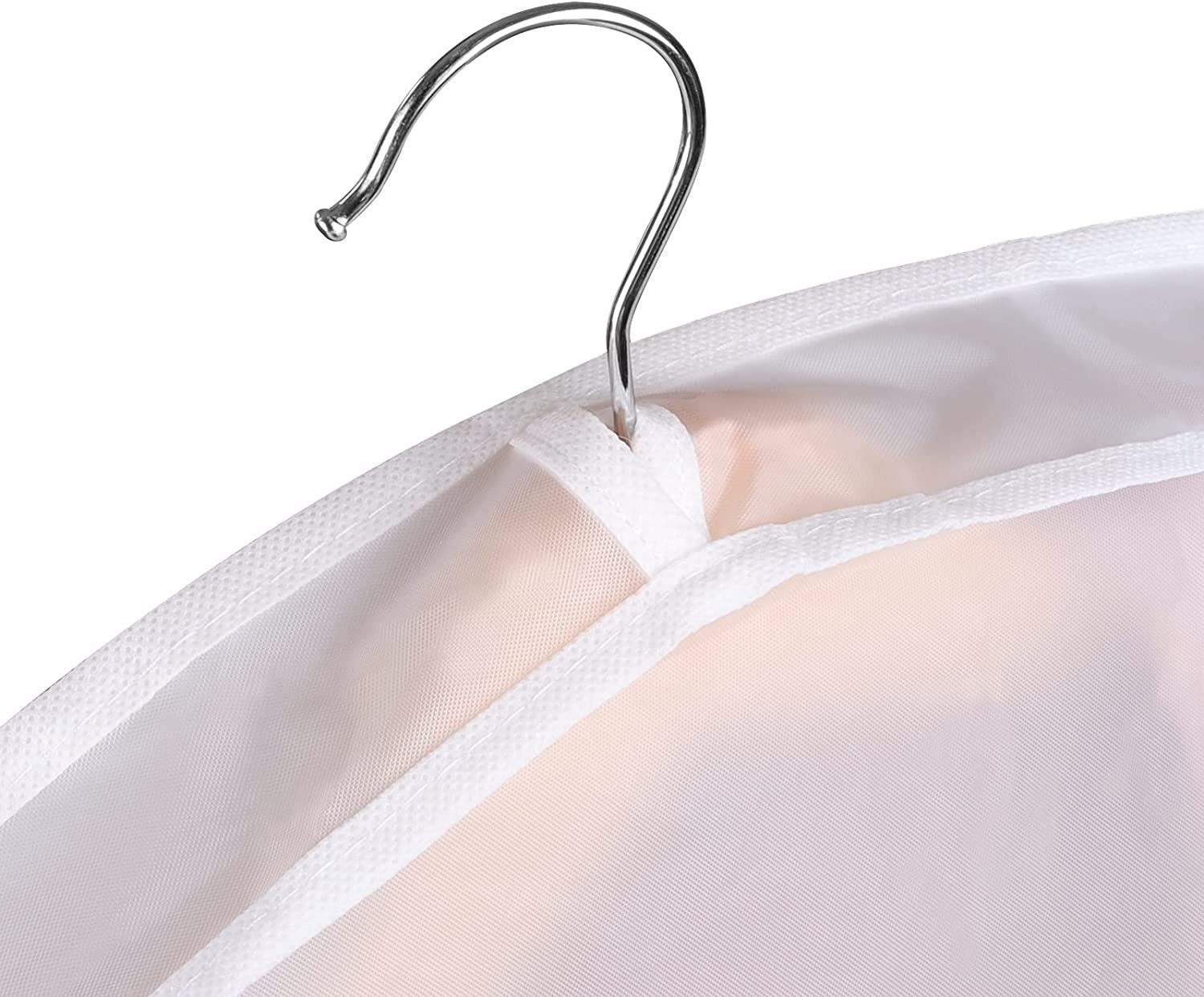 Runxizhou Kleidersack Kleidersäcke Transparent 12 STK, 60x30cm kleidersack kurz Staubdicht