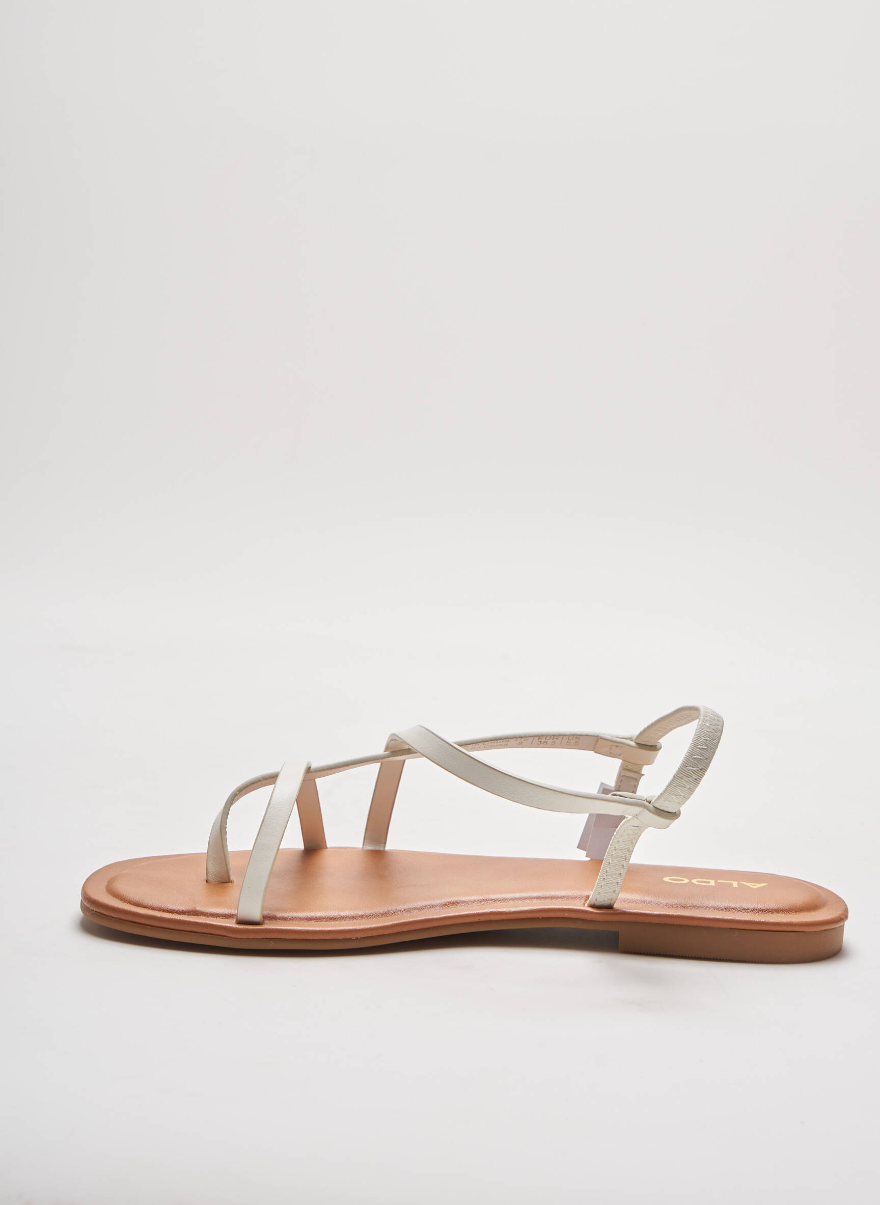 Aldo Sandales Nu Pieds Femme couleur blanc