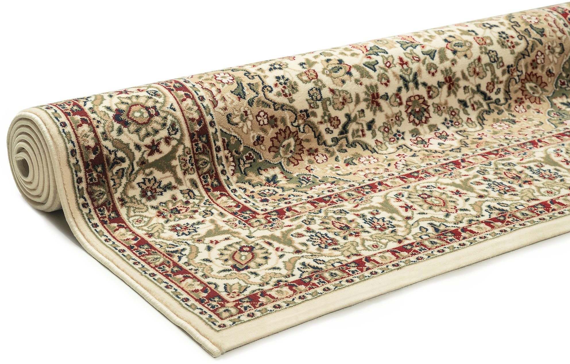 Teppich Lansing, Timbers, rechteckig, Höhe: 9 mm, Kurzflorteppich, Orient-Optik, Wohnzimmer, Esszimmer, Schlafzimmer