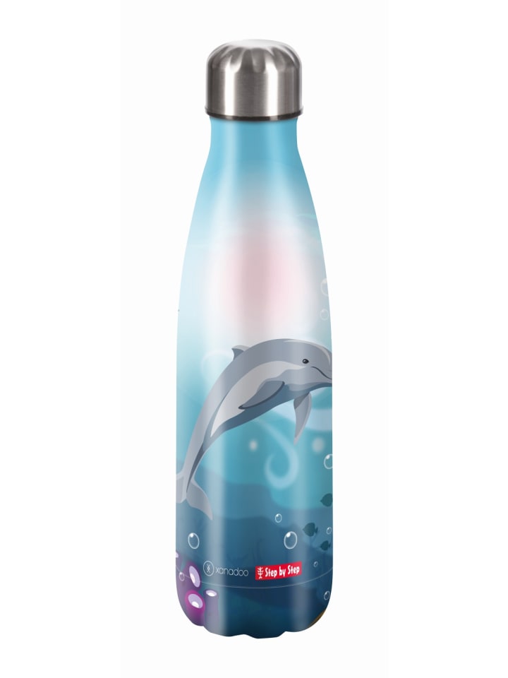 Step by Step Step by Step Isolierte Edelstahl-Trinkflasche 