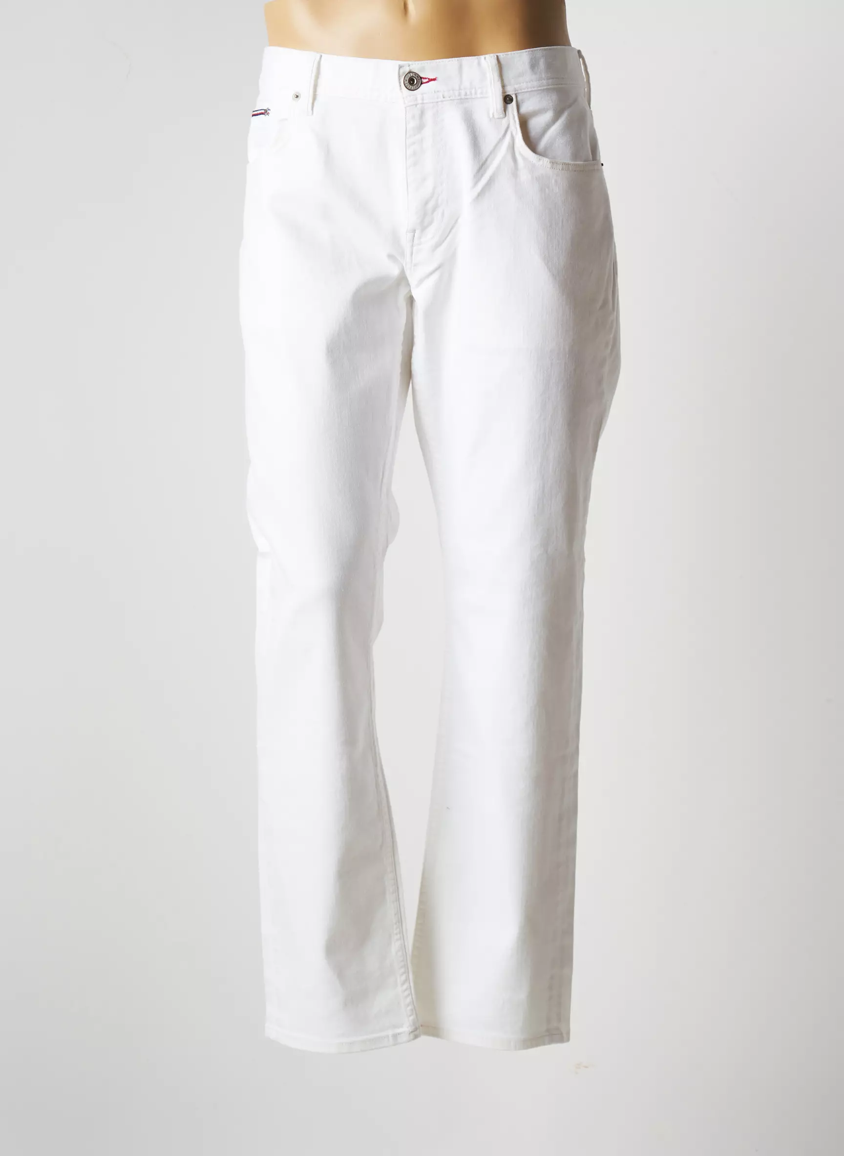 Tommy Hilfiger Jeans Coupe Droite Homme couleur blanc