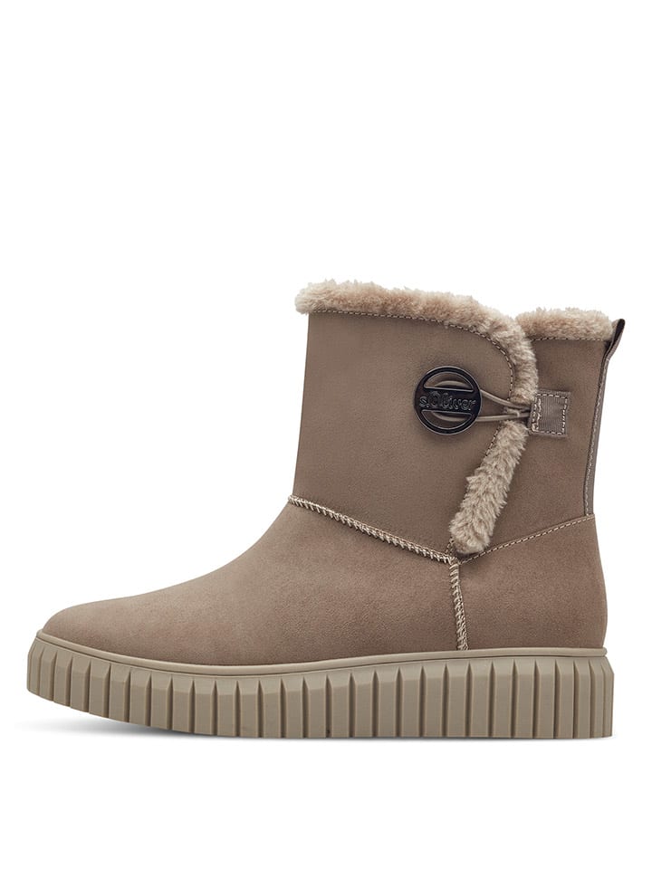 s.Oliver Boots in Taupe günstig kaufen
