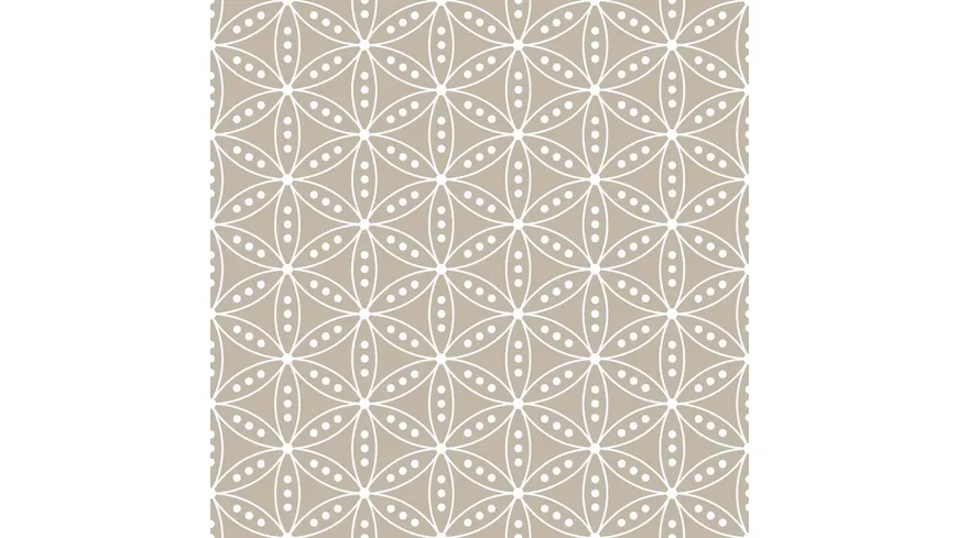Bella Casa Servietten 33x33cm Ornamente taupe