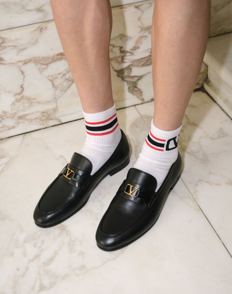 VLogo Signature Moccasin I Nappa Læder