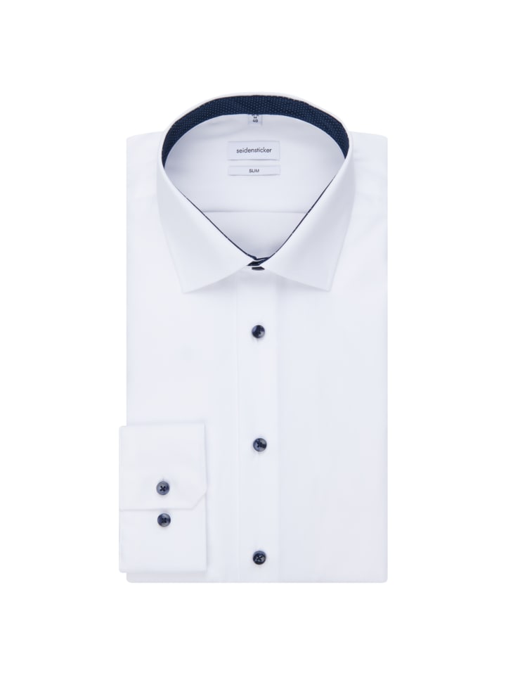 Seidensticker Business Hemd Slim in Weiß günstig kaufen