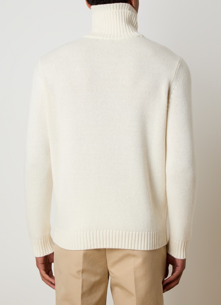 Oscar Jacobson Fine-knit turtleneck in cashmere blend