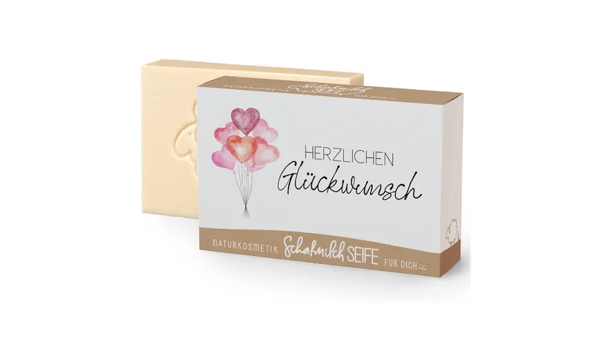 Geschenk für Dich Schafmilchseife Herzlichen Glückwunsch 100 g