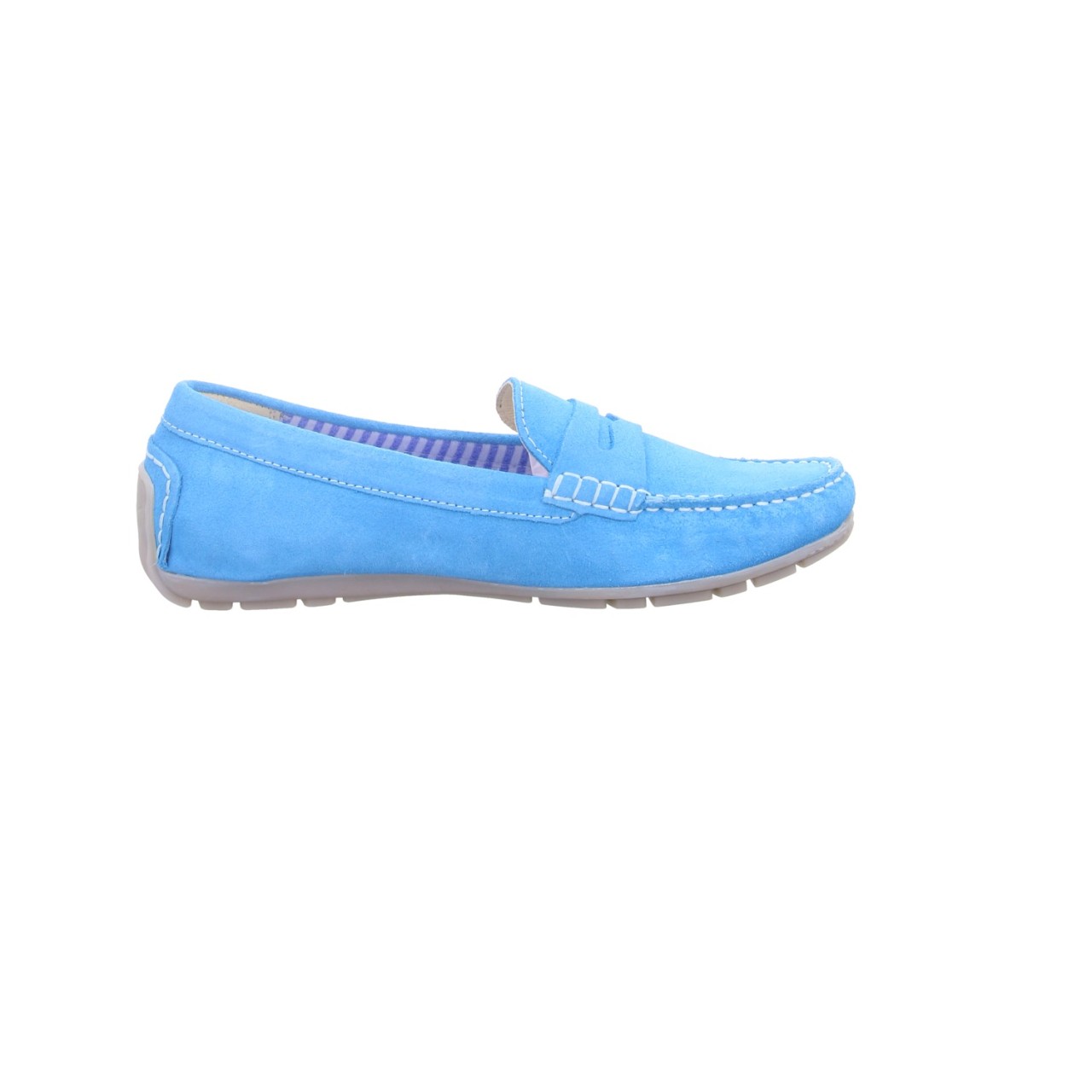 SIOUX Klassische Slipper blau Carmona
