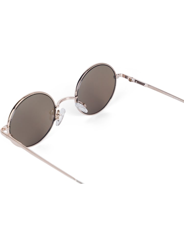 styleBREAKER Sonnenbrille in Gold / Blau verspiegelt günstig kaufen onesize