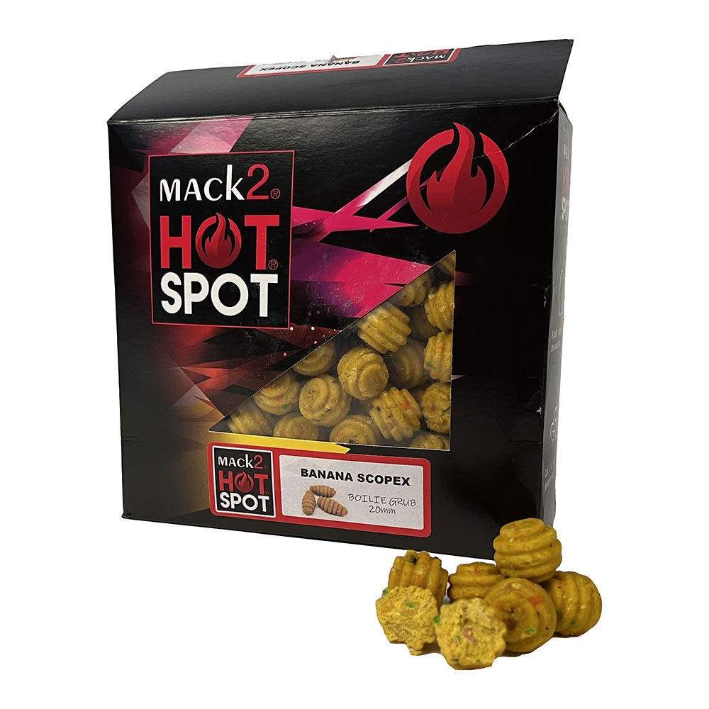 Mack2 Scopex Boilies za ribe z bananami in krapi 1 kg