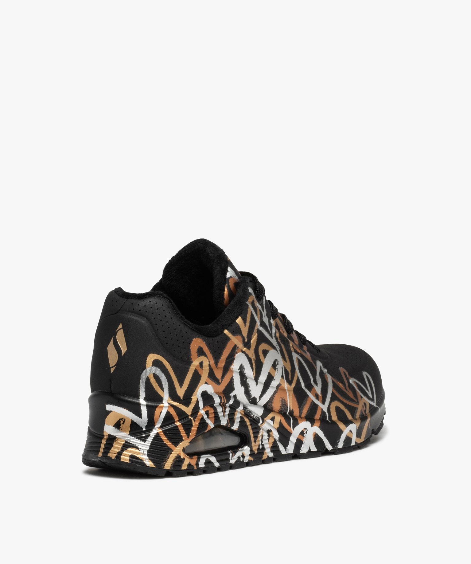 Baskets femme imprimées curs métallisés - Skechers X Ja... noir | GEMO