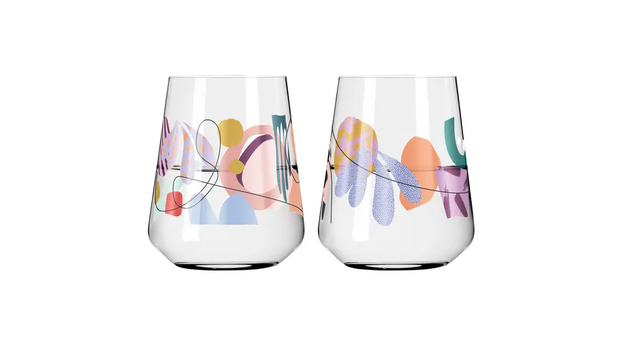 RITZENHOFF Allround-Glas Sommerrausch 2er-Set  #1#2 Mehrfarbig