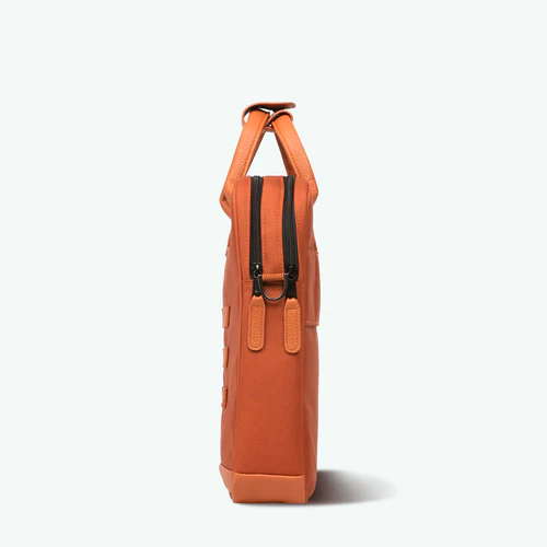 Turin camel laptop bag