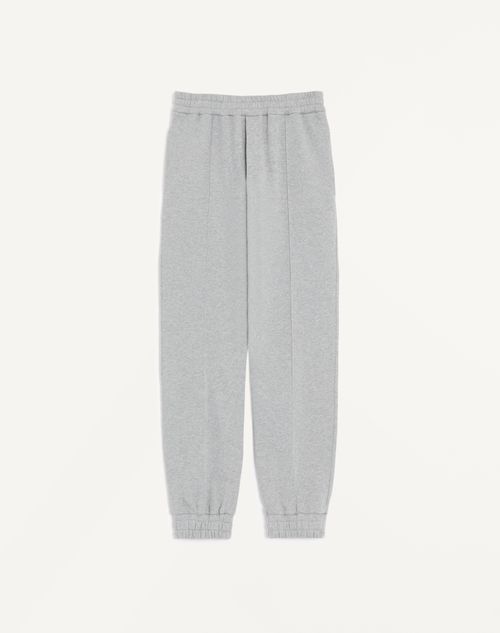 Valentino joggingbukser i bomuld med V-logo-broderi