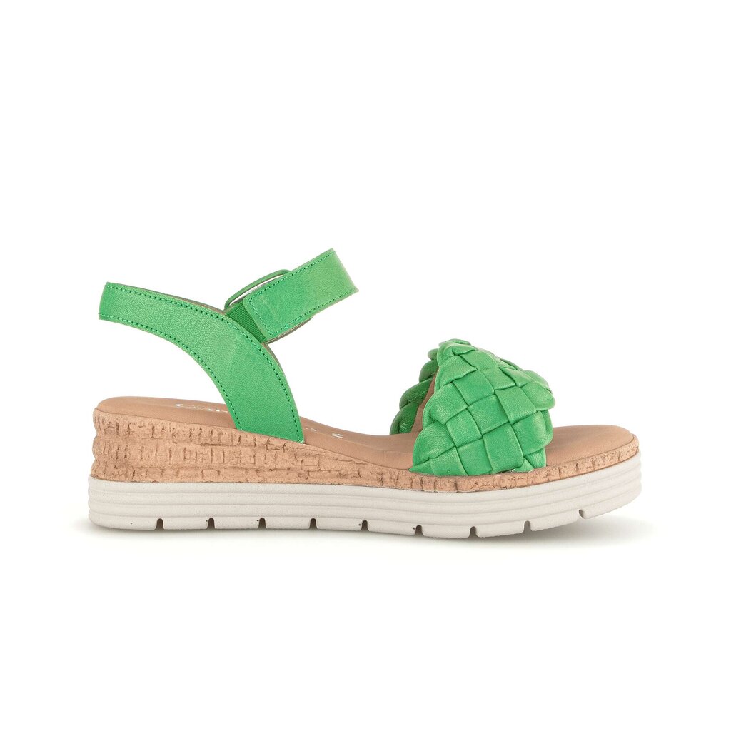 Gabor comfort Keilsandalette grün