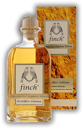 finch Dest. Ed. Batch 09/15 Schwäbischer Hochland Whisky finch Dest. Ed. Batch 09/15 Schwäbischer Hochland Whisky  Alter 09/15 - 0,5	 Liter - Vol 42%