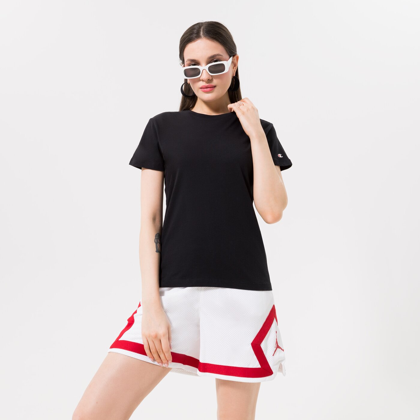 CHAMPION T-SHIRT 2PACK CREW-NECK Schwarz