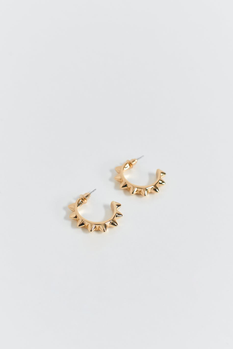Spike hoops earrings