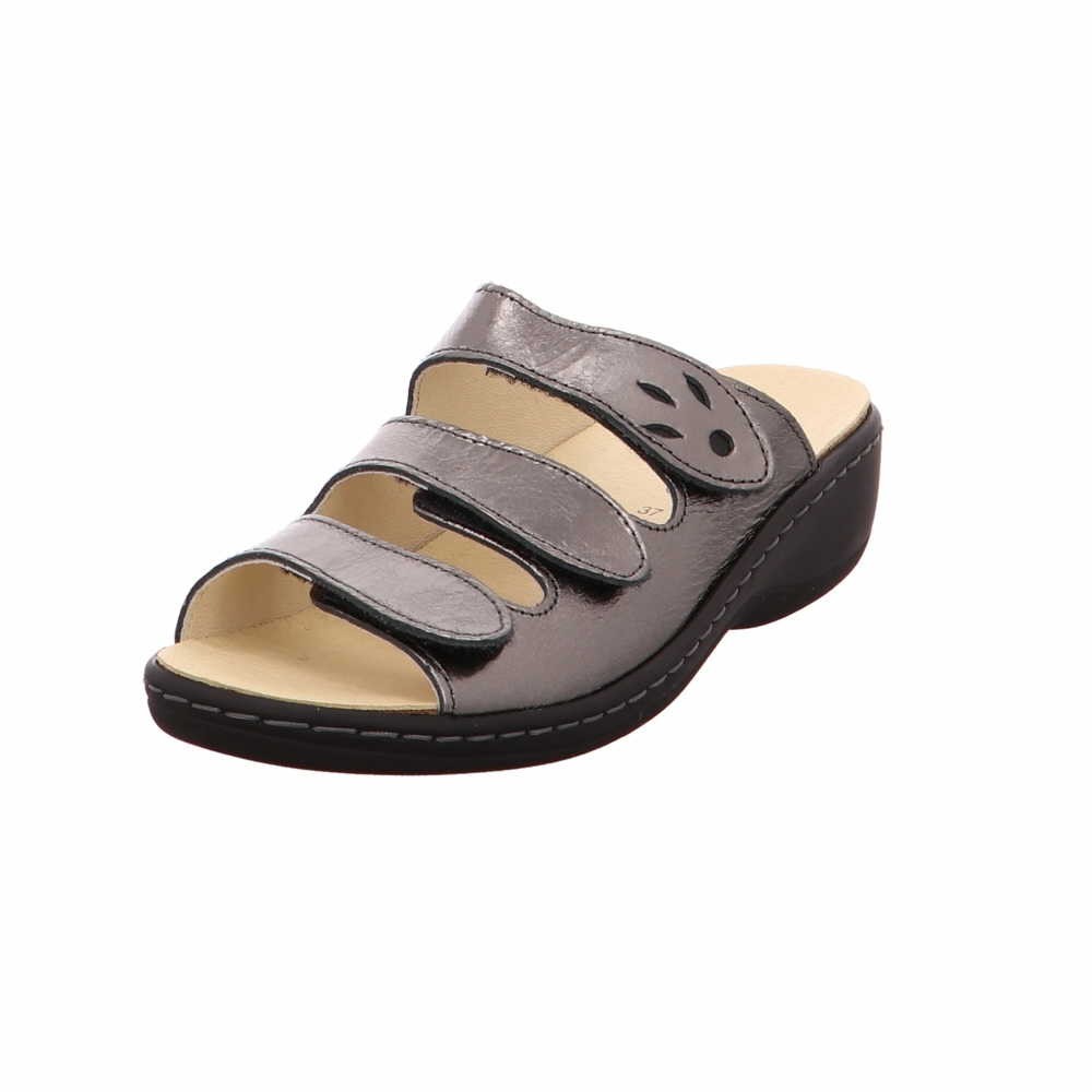 LONGO Komfort Sandalen braun Pantoletten