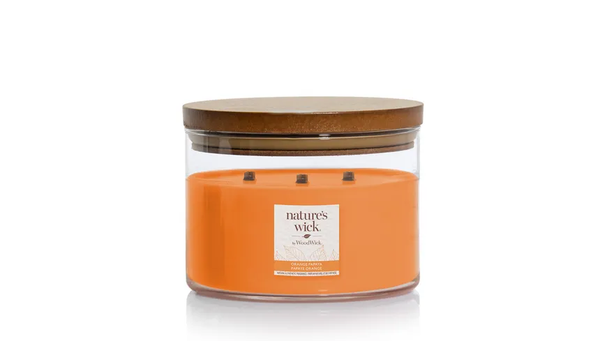 nature's wick 3-Docht Orange Papaya mehrfarbig