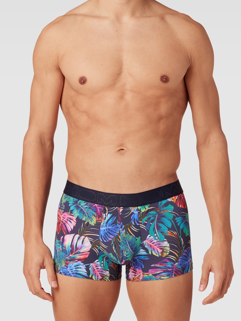 Trunks mit Allover-Muster Modell 'MATYS' in blau