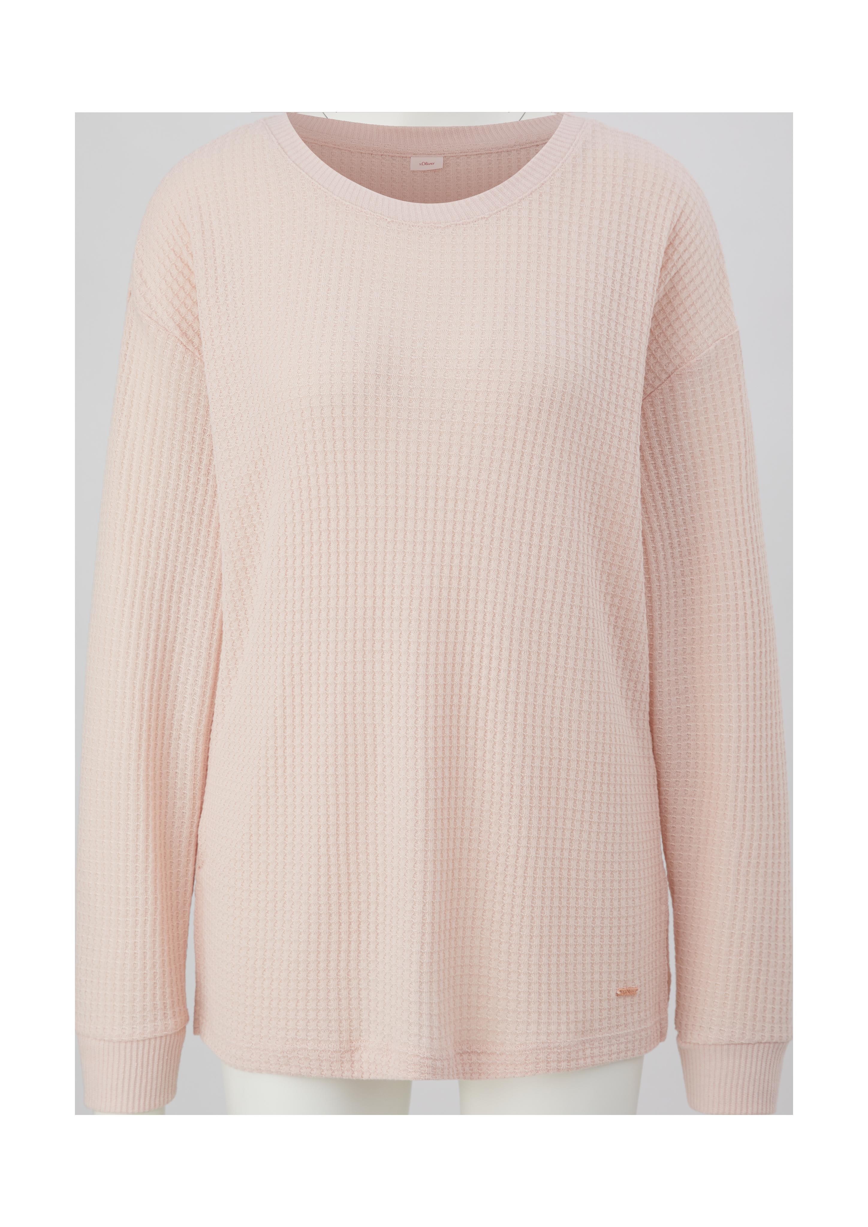 Pyjamaoberteil aus Waffelpiqué  6007792-4418