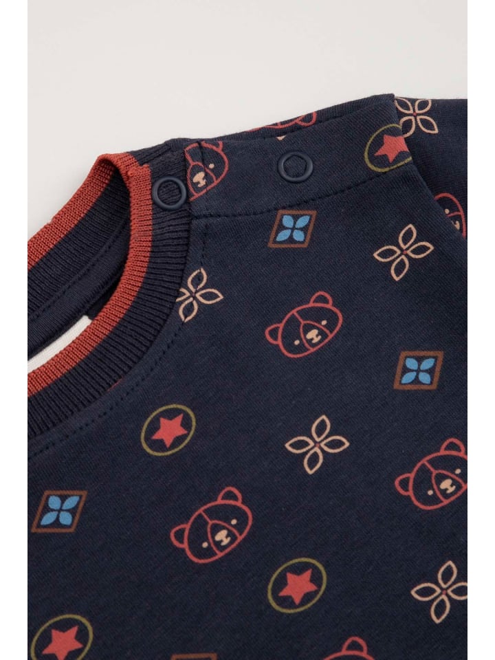 Coccodrillo Langärmeliges T-shirt in dunkelblau günstig kaufen 68