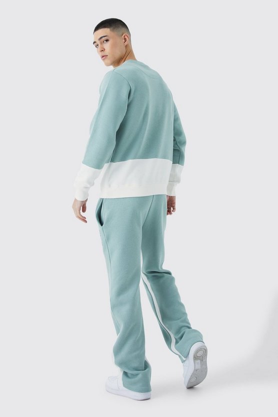 Limited Edition Slim-Fit Colorblock Trainingsanzug