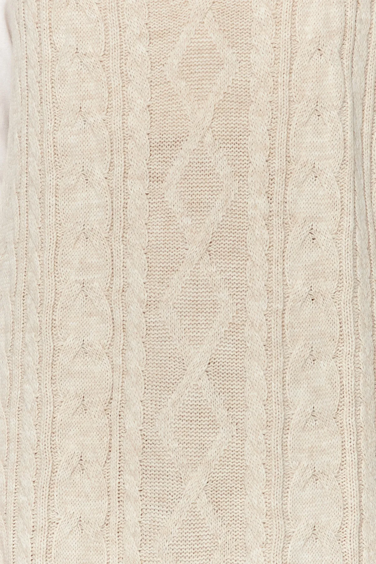 Trendyol Collection  Stone Mini-Strickkleid mit Flechtmuster TWOAW24EL00097