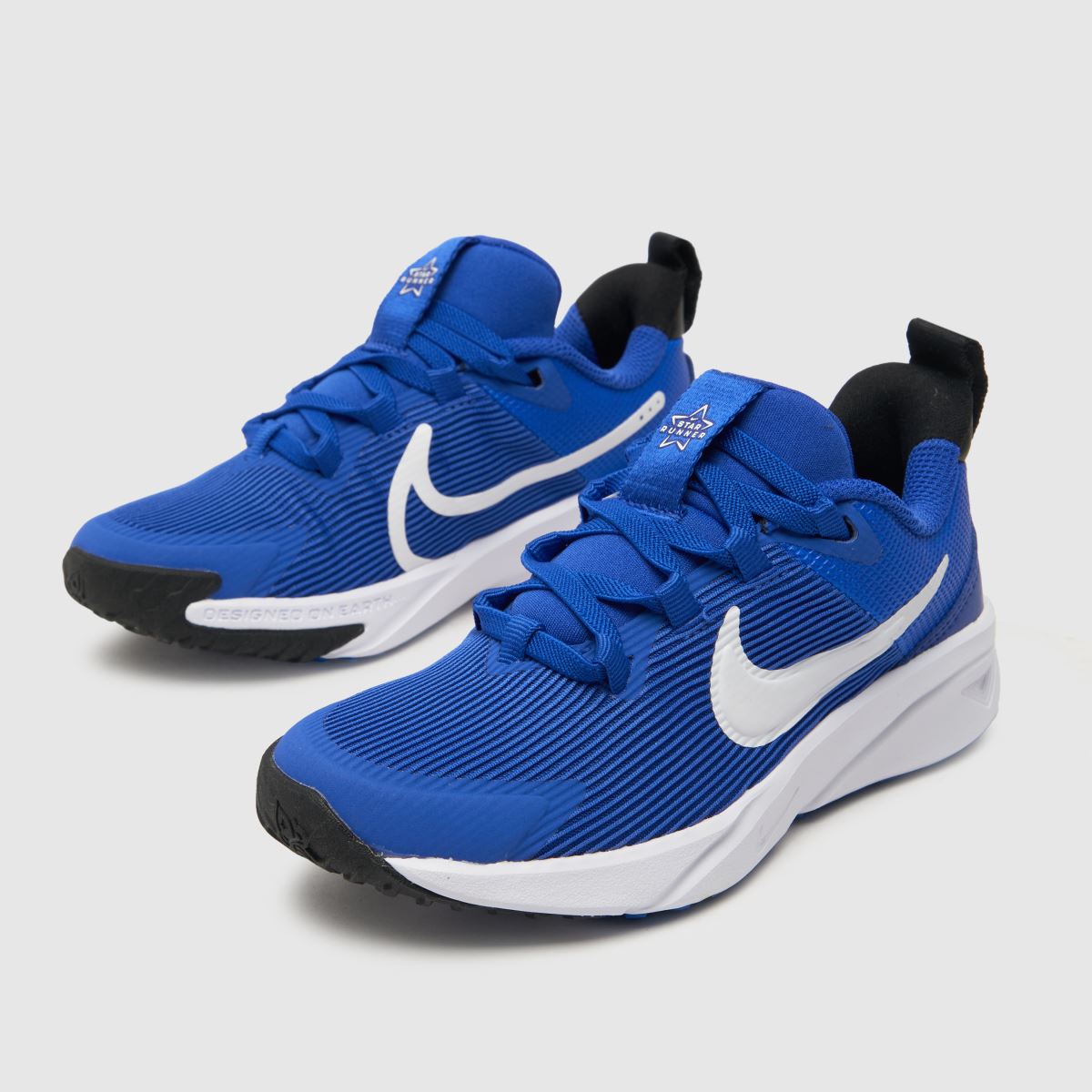 Nike blå Star Runner 4 Junior träningsskor