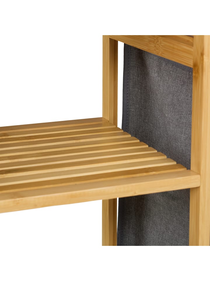 relaxdays Wäschekorbregal in Mehrfarbig - (B)100 x (H)80 x (T)32 cm günstig kaufen onesize