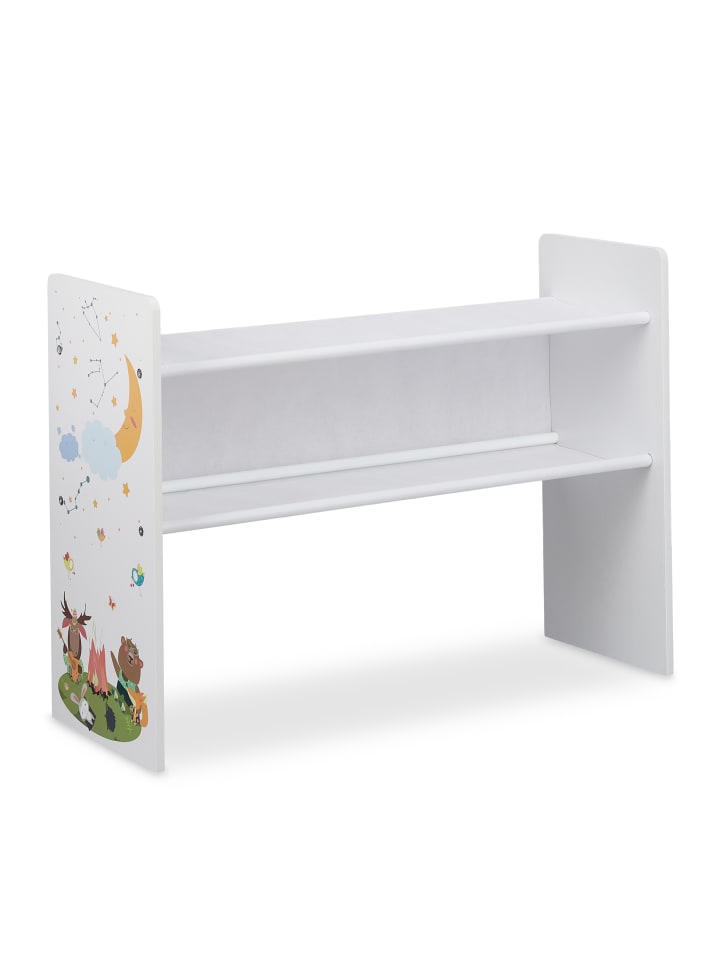 relaxdays Kinderregal Lagerfeuer in Bunt - (B)82,5 x (H)66 x (T)29,5 cm günstig kaufen onesize