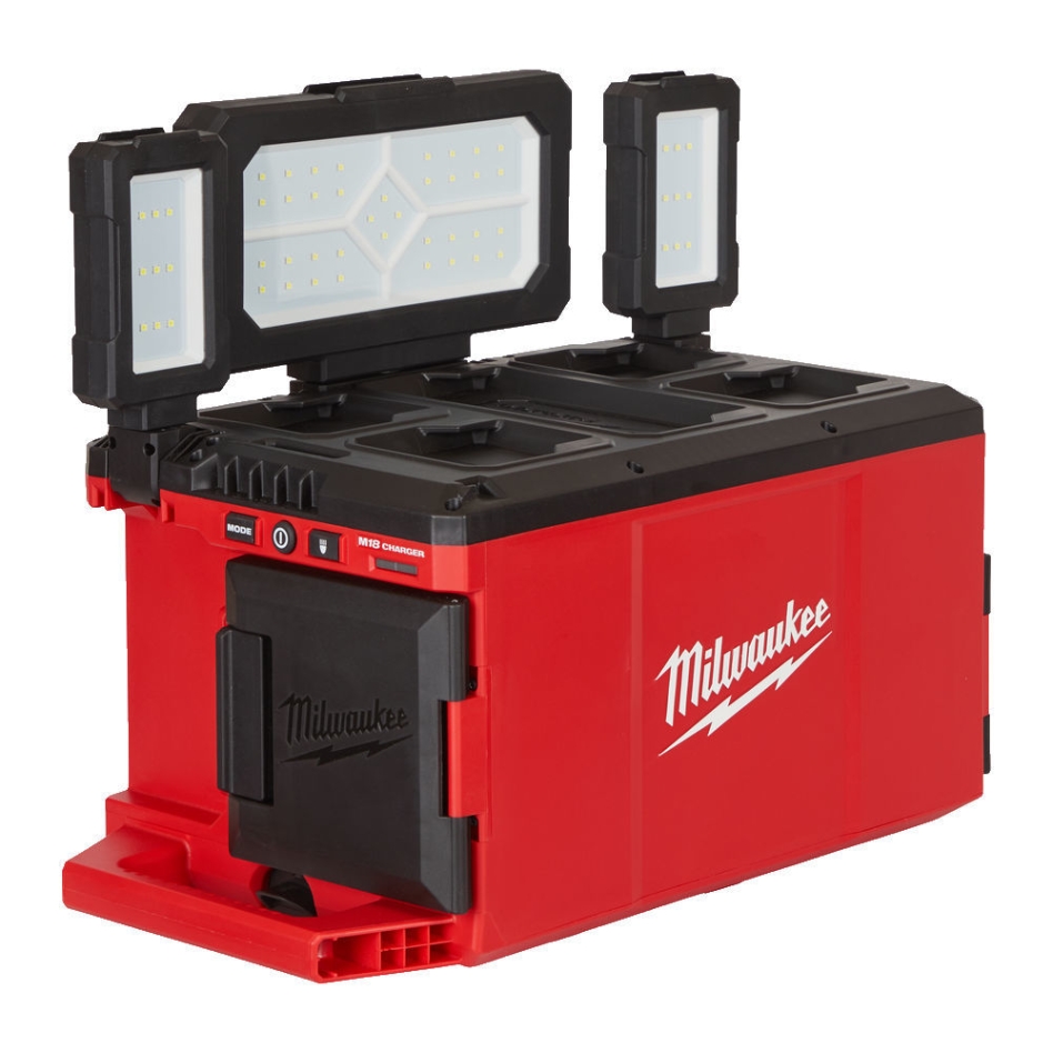 Milwaukee 4933478120 M18 POALC PackOut φωτιστικό/φορτιστής χώρου 18V χωρίς μπαταρίες και φορτιστή