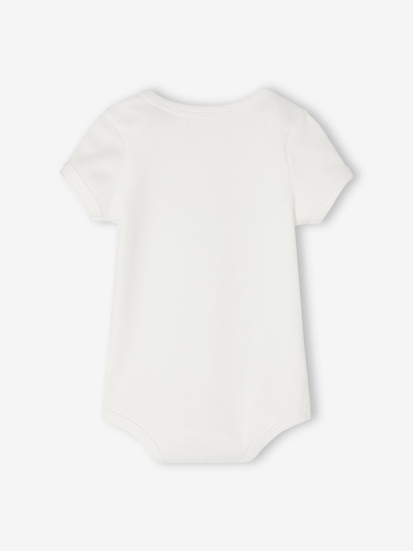 Vertbaudet 3er-Pack mitwachsende Baby Schlupfbodys, Bio-Baumwolle Oeko-Tex - pack hellblau künstler