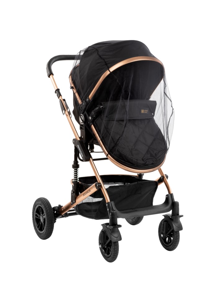 Kikkaboo Moskitonetz Kinderwagen in schwarz günstig kaufen onesize