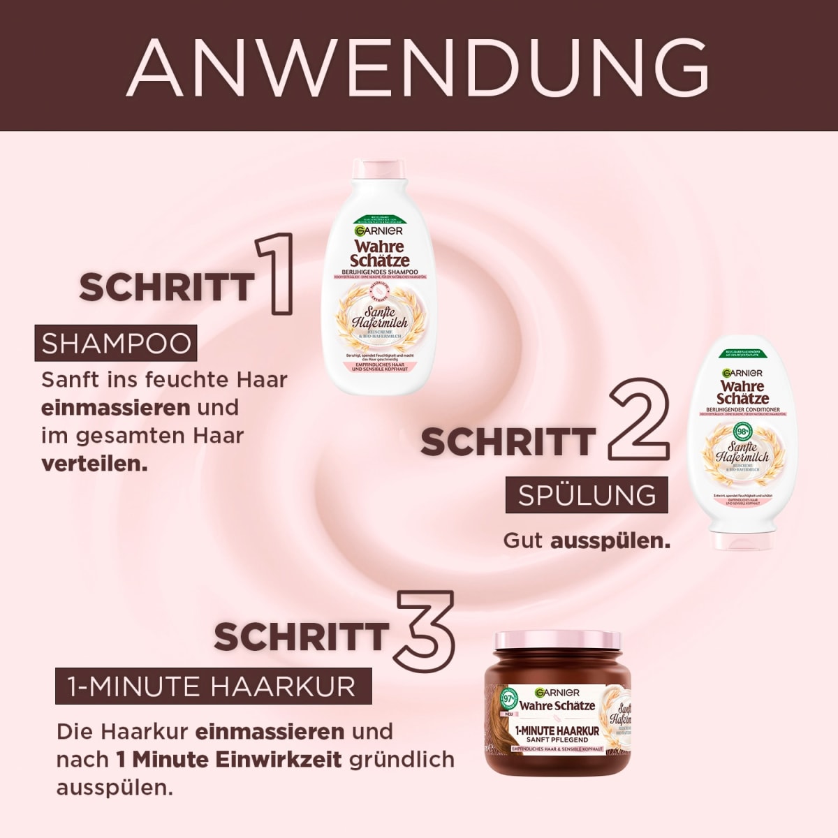 Shampoo  Sanfte Hafermilch, empfindliches Haar, 400 ml
