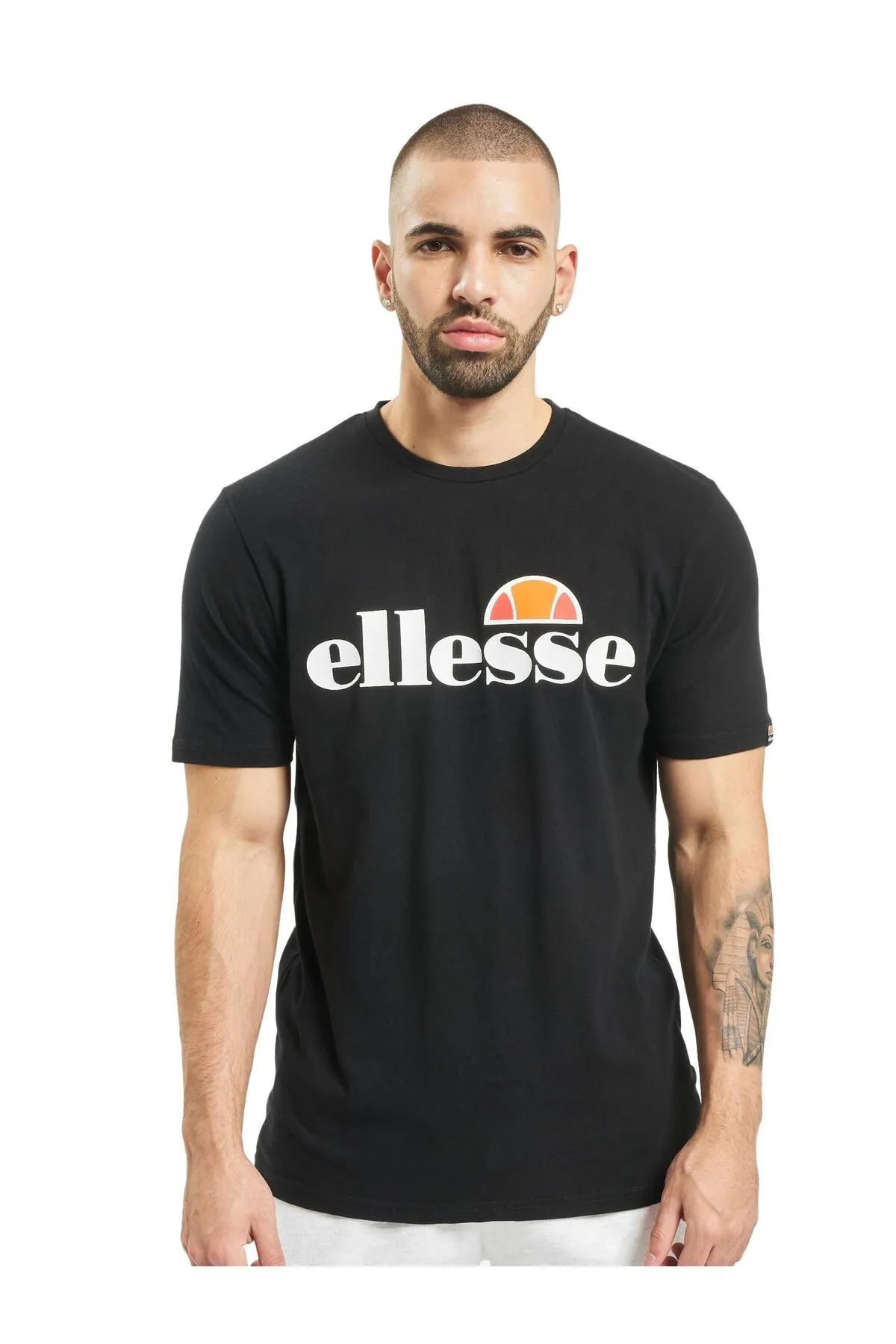 Ellesse  Herren T-Shirt SL PRADO TEE - Kurzarm, Crewneck, Rundhals, Logo-Print