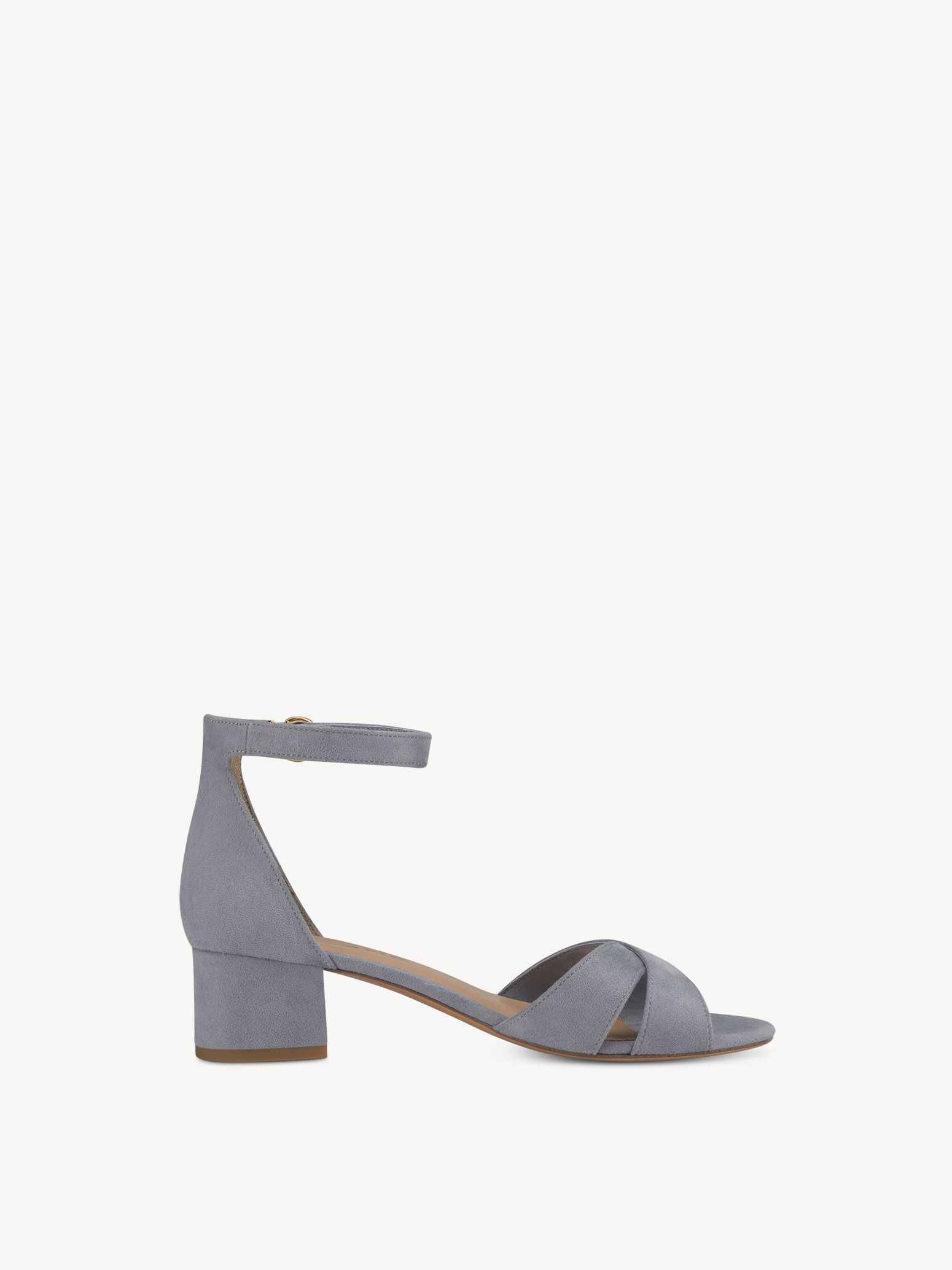 Sandale à talon - bleu