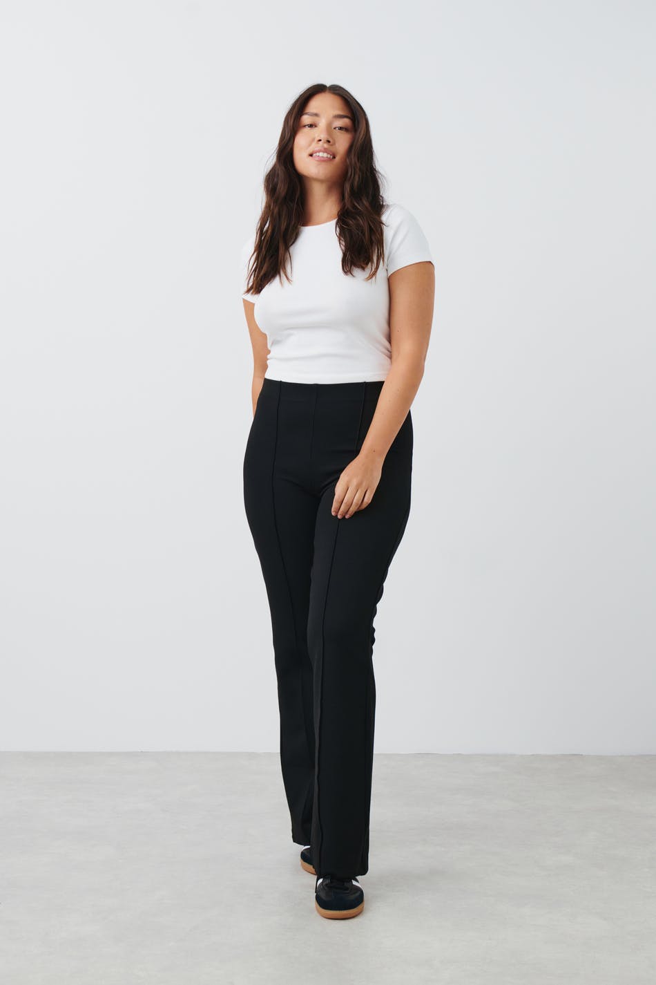 Tailored jersey trousers