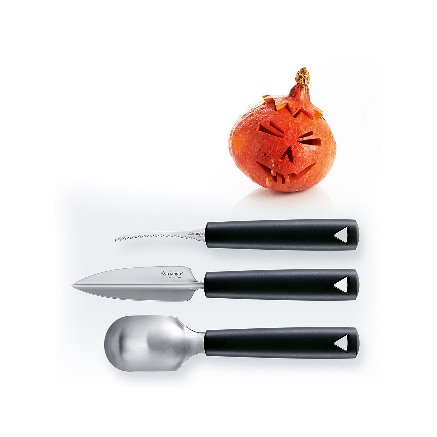 Kürbis Schnitz-Set, 3-tlg.