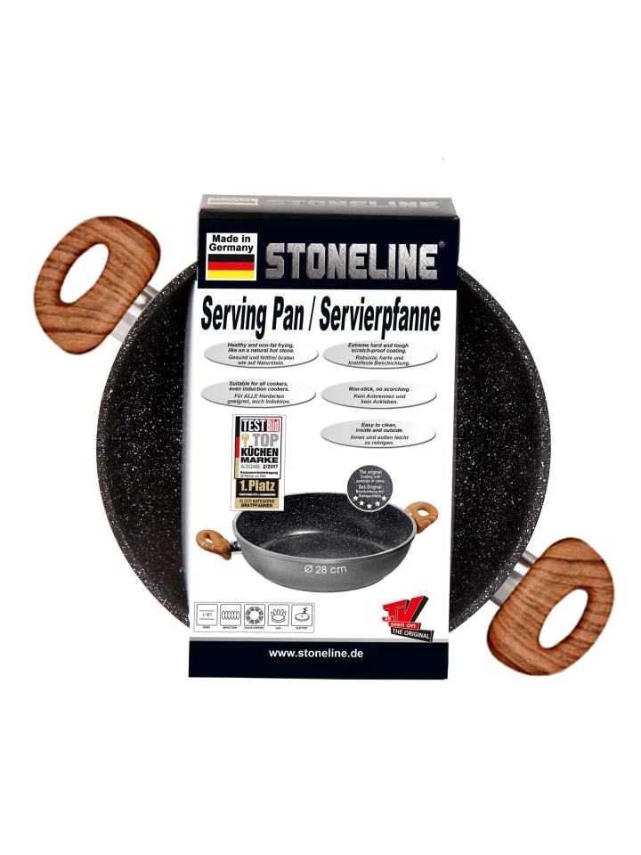 Stoneline Servierpfanne in Anthrazit günstig kaufen